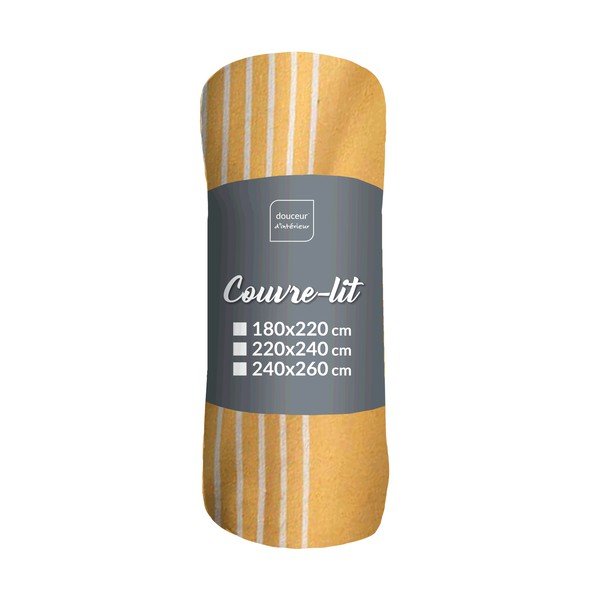 Sárga ágytakaró 240x260 cm Adele – douceur d'intérieur