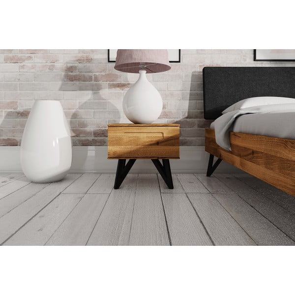 Tölgyfa éjjeliszekrény Golo - The Beds-image-4