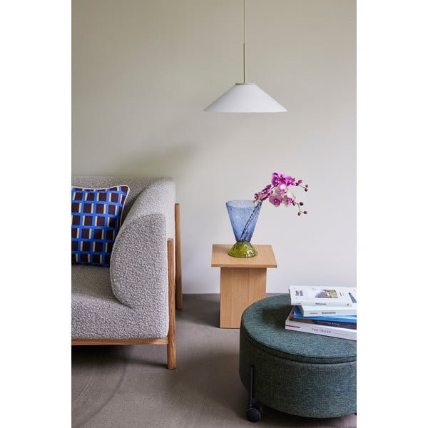 Tárolóasztal tölgyfa dekorral 35x35 cm Straight – Hübsch-image-2