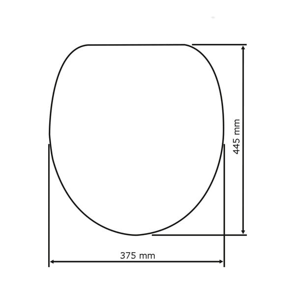 Samos bézs WC-ülőke, 44,5 x 37,5 cm - Wenko-image-1