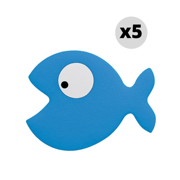 Gyerek csúszásgátló alátét szett fürdőkádba 5 db-os 10x13 cm Hungry – Spirella-image-2