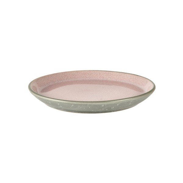 Rózsaszín-szürke desszertes kőedény tányér ø 17 cm Gastro Grey/Light Pink – Bitz-image-2