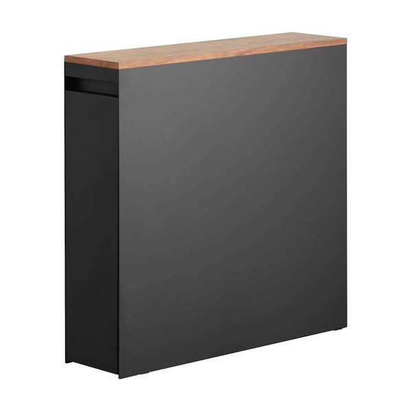 Fekete fém fürdőszobai polcos állvány 14x55 cm Tower – YAMAZAKI