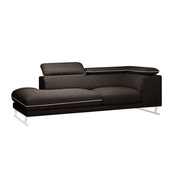 Gigi Big barna bal oldali kanapé, krémszínű elemekkel - L'Officiel Interiors