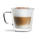 Üveg bögre szett 2 db-os cappucinóhoz-duplafalú 350 ml – Vialli Design