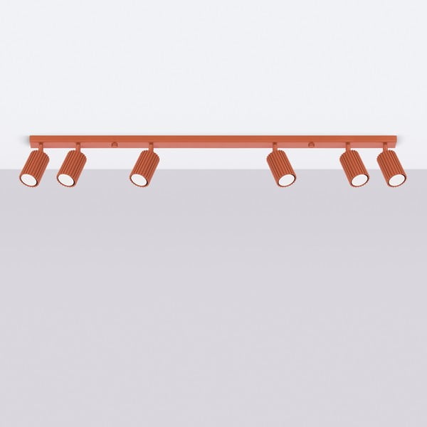 Téglavörös spotlámpa 6,5x117 cm Gleam – Sollux-image-3
