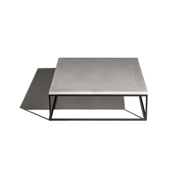 Beton tárolóasztal 100x100 cm Perspective - Lyon Béton-image-2