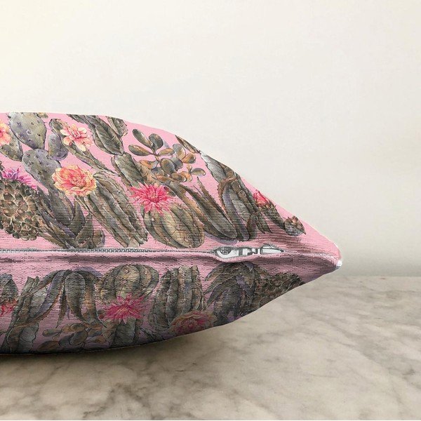 Blooming Cactus rózsaszín pamut keverék párnahuzat, 55 x 55 cm - Minimalist Cushion Covers-image-1