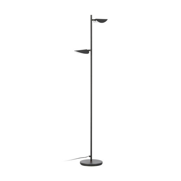 Fekete LED állólámpa (magasság 150 cm) Veleira – Kave Home