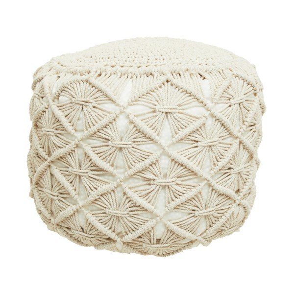 Natúr színű puff West Village – Premier Housewares