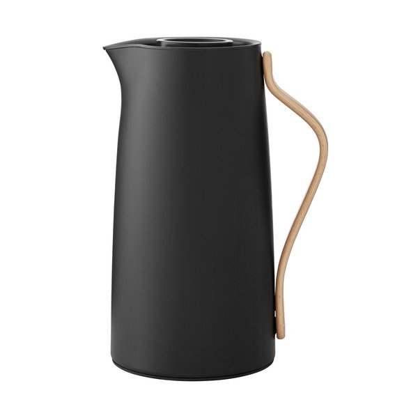 Fekete rozsdamentes acél thermo kancsó 1,2 l Emma – Stelton