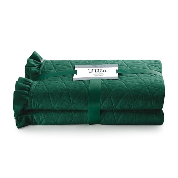 Tilia zöld ágytakaró, 240 x 220 cm - AmeliaHome-image-2