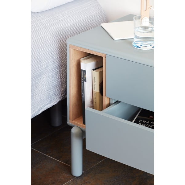 Kék-szürke éjjeliszekrény Corvo – Teulat-image-3