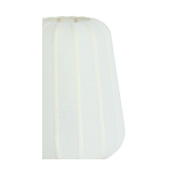 Fehér fém asztali lámpa textil búrával (magasság 29 cm) Bibia – Light & Living-image-3