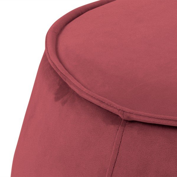 Mie korallrózsaszín bársony puff, ⌀ 60 cm - Actona-image-4