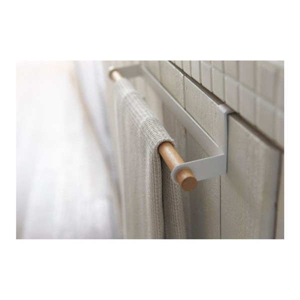 Tosca fehér akasztós konyharuha tartó - YAMAZAKI-image-2