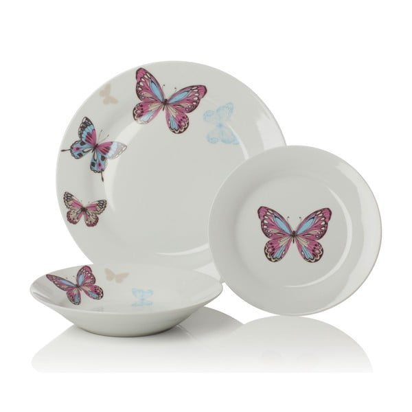 Mariposa 12 db-os porcelán étkészlet - Sabichi