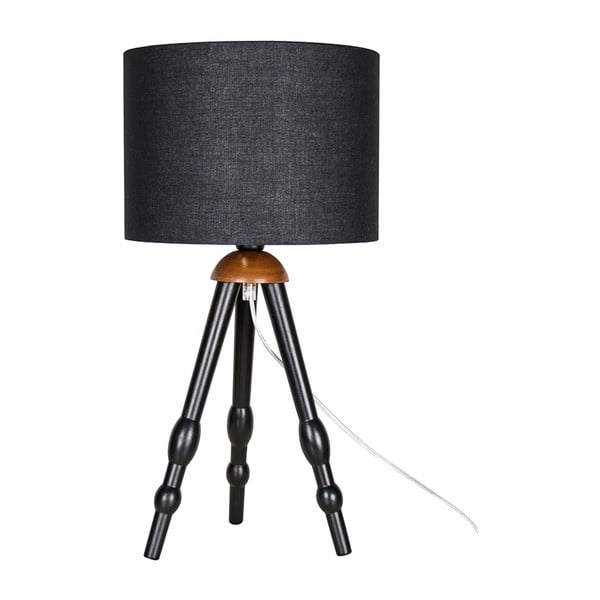 Anastasia fekete asztali lámpa, ø 25 cm - Globen Lighting
