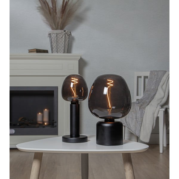 Meleg színű LED dekoratív  izzó E27, 2 W Black Apple – Star Trading-image-4