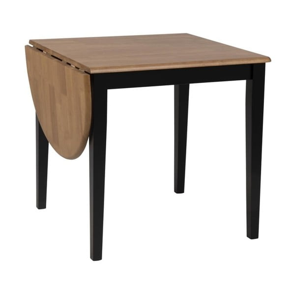 Brisbane Oval lehajtható lapú asztal fekete lábakkal - Actona-image-1