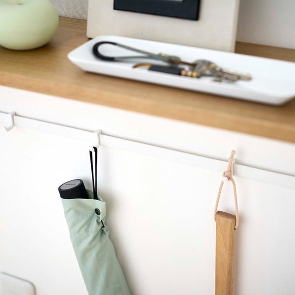 Fehér-világosbarna konzolasztal 18.5x60 cm Tower – YAMAZAKI-image-1