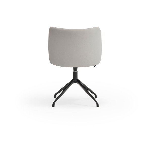 Világosszürke kárpitozott étkezőfotel Mogi – Teulat-image-2