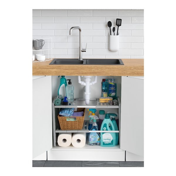 Expandable Shelf mosogató alatti polc, állítható szélességgel - Compactor-image-1