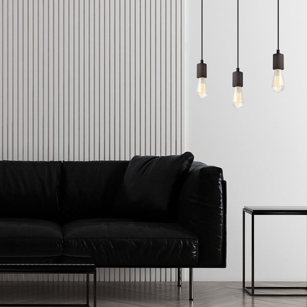 Fekete függőlámpa Leon – LAMKUR-image-3