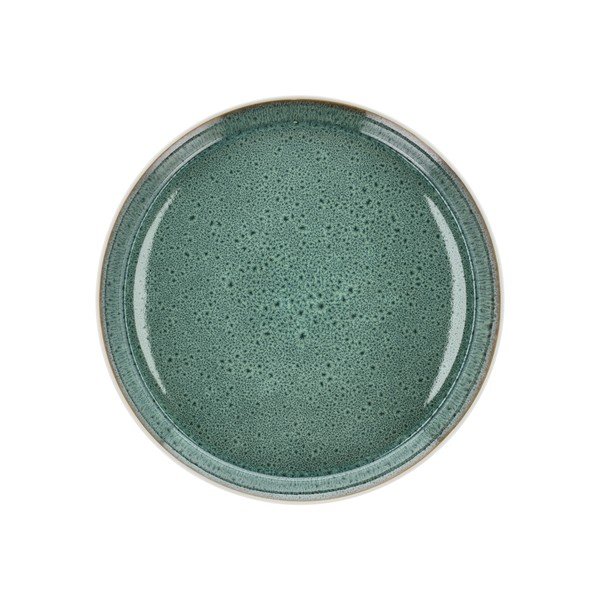Fehér-zöld kőedény tányér ø 27 cm Gastro White/Green – Bitz