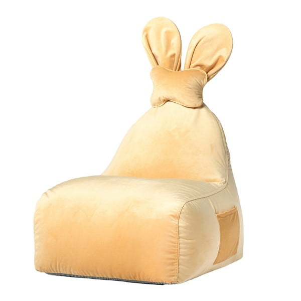 Sárga gyerek babzsák Funny Bunny – The Brooklyn Kids