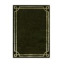 Sötétzöld kézi szövésű gyapjú szőnyeg 160x230 cm Gatsby – Flair Rugs