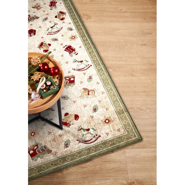 Zöld pamutkeverék futószőnyeg karácsonyi mintával 80x200 cm Toy's Delight Green Christmas – Villeroy&Boch-image-2