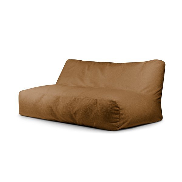 Barna buklé babzsákfotel Sofa Tube 190 – SLOWDOWN