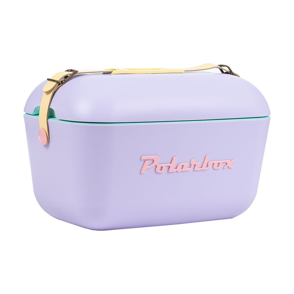 Lila hűtődoboz 12 l Classic Rainbow Polarbox