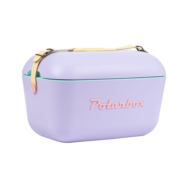 Lila hűtődoboz 12 l Classic Rainbow – Polarbox