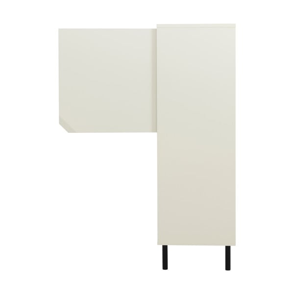 Fehér könyvespolc 118x137 cm Corner - Tenzo-image-3