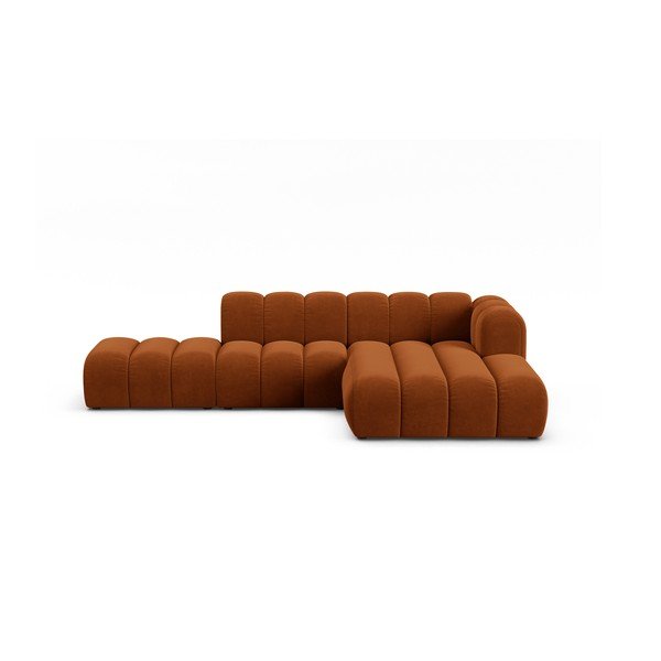 Narancssárga sarokkanapé (jobb oldali) Lupine – Micadoni Home