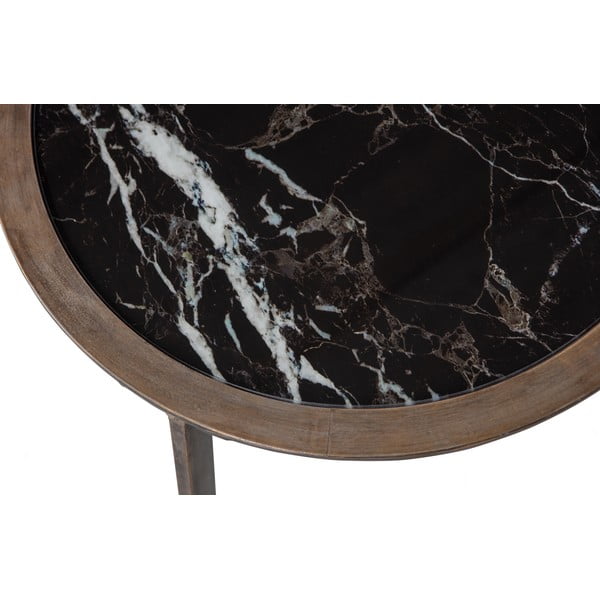 Fekete dohányzóasztal 58x58 cm Lax – BePureHome-image-3