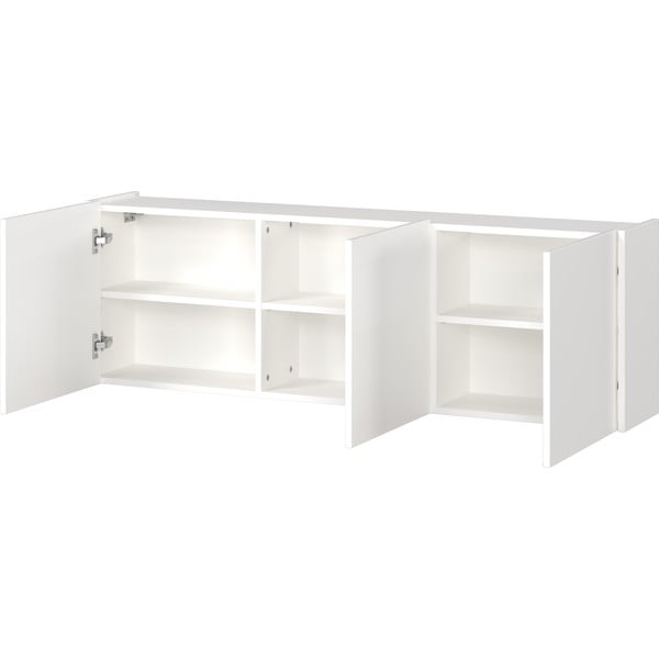 Fehér TV-állvány 138x45 cm Piana – Germania-image-3