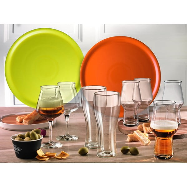 Pizza narancssárga porcelán pizzatányér, ⌀ 31 cm - Brandani-image-1