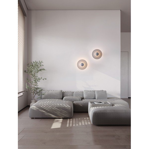 Szürkéskék alumínium LED fali lámpa Edem – Nova Luce-image-1
