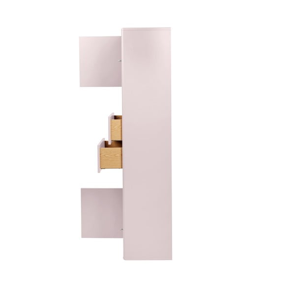 Rózsaszín magas-fali fürdőszoba szekrény 40x158 cm Color Bath – Tom Tailor-image-4