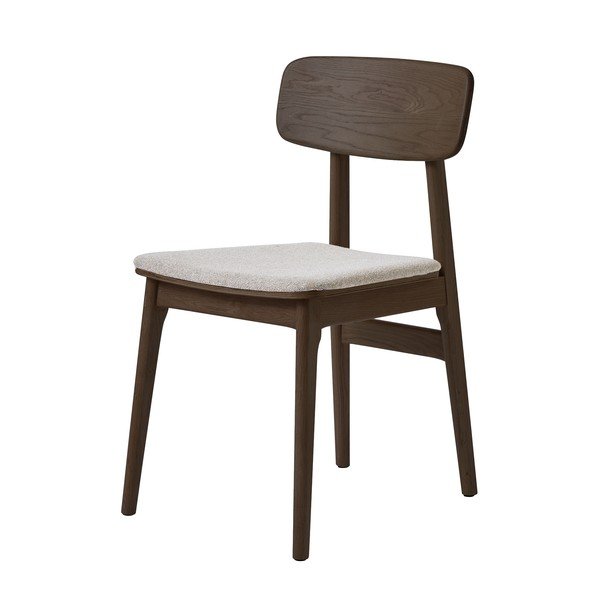 Barna kárpitozott étkezőszék Livo – Unique Furniture