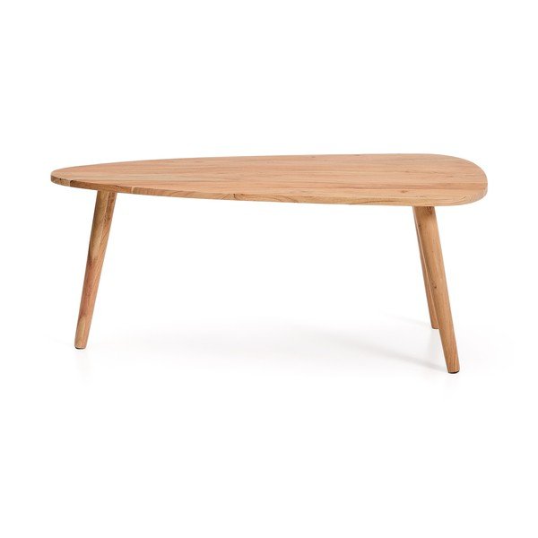 Natúr színű akácfa dohányzóasztal 60x110,5 cm Duvani – Kave Home