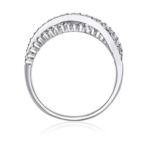 Criss ezüstszínű női gyűrű, 54-es méret - Runway-image-1