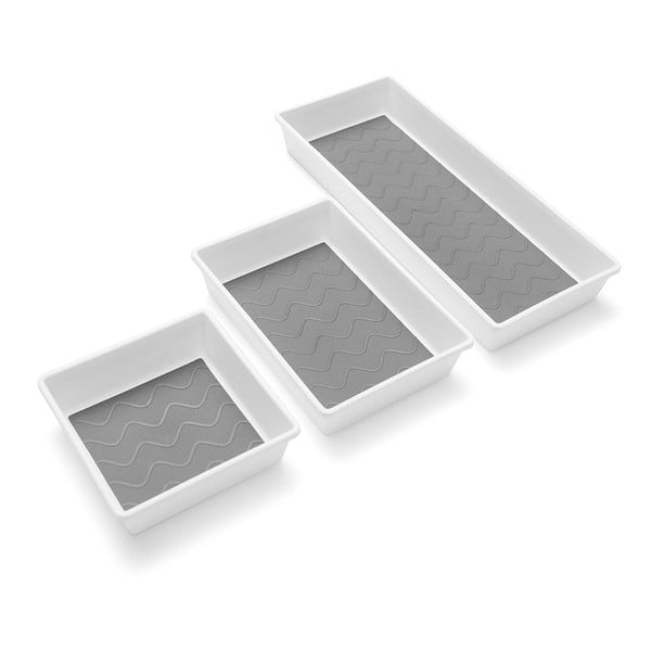 3 részes szürke-fehér csúszásgátló rekesz szett - Addis-image-4