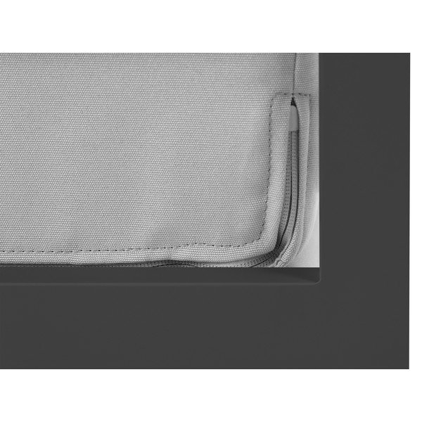 Nicea szürke kültéri szék fekete kerettel - Calme Jardin-image-4