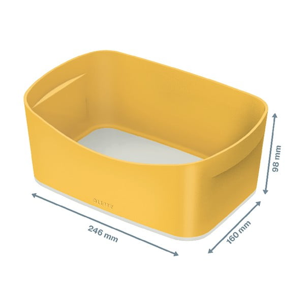 Mailorder sárga asztali tárolódoboz, 5 l MyBox - Leitz-image-4