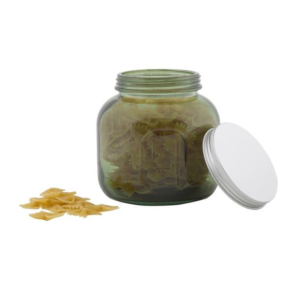 Coperchio zöld újrahasznosított üveg tárolóedény, ⌀ 13 cm - Mauro Ferretti-image-1