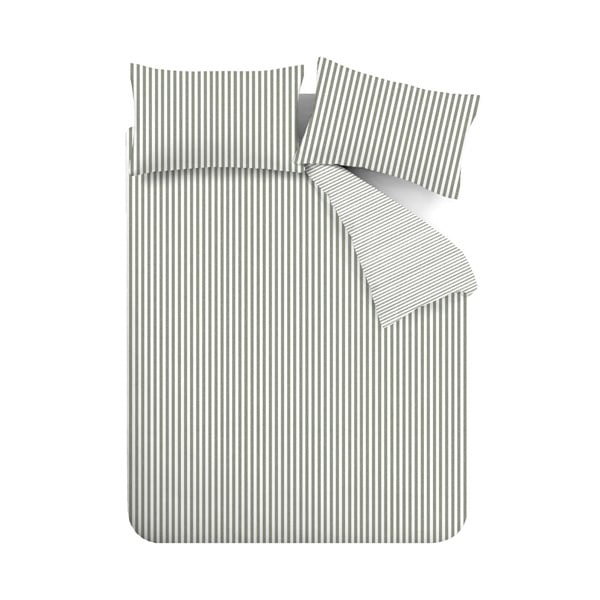 Zöld egyszemélyes flanel ágyneműhuzat 135x200 cm – Catherine Lansfield